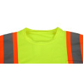 Oi viss camisas de trabalho de alta visibilidade camisas de segurança de manga longa ANSI Camisa de trabalho de segurança